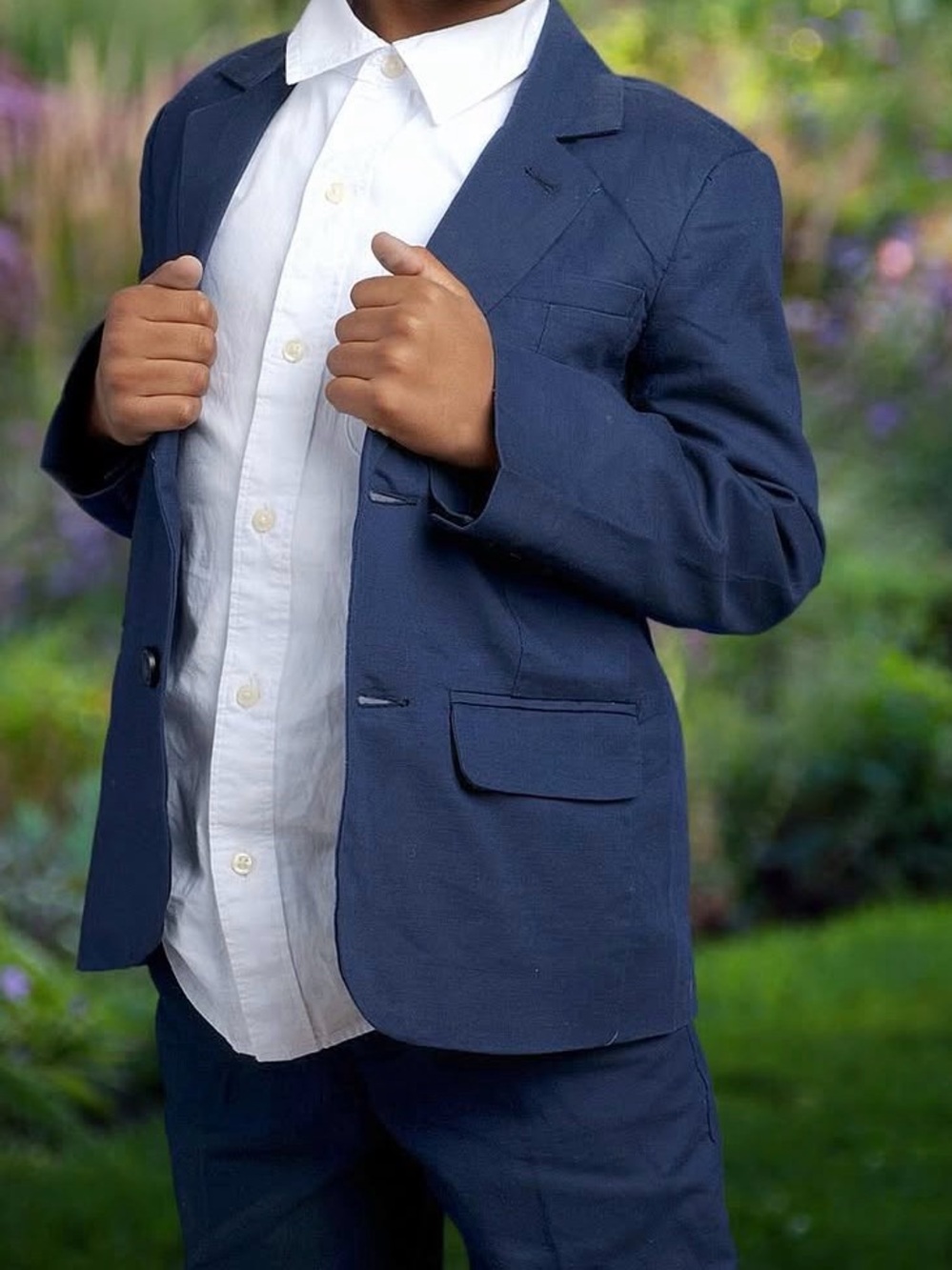 Boys Gymboree Navy blue suit jacket and pants